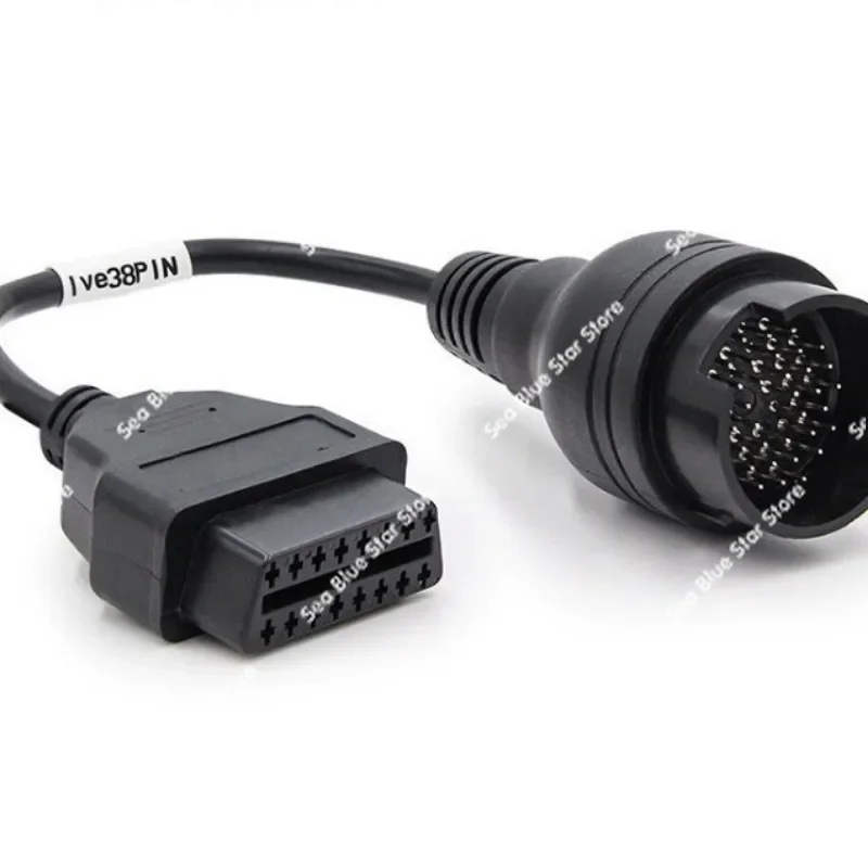 

Регулятор двигателя с 38-контактным на 16-контактный для IVECO 38-контактный кабель-адаптер для старых грузовиков, кабель преобразования obd2