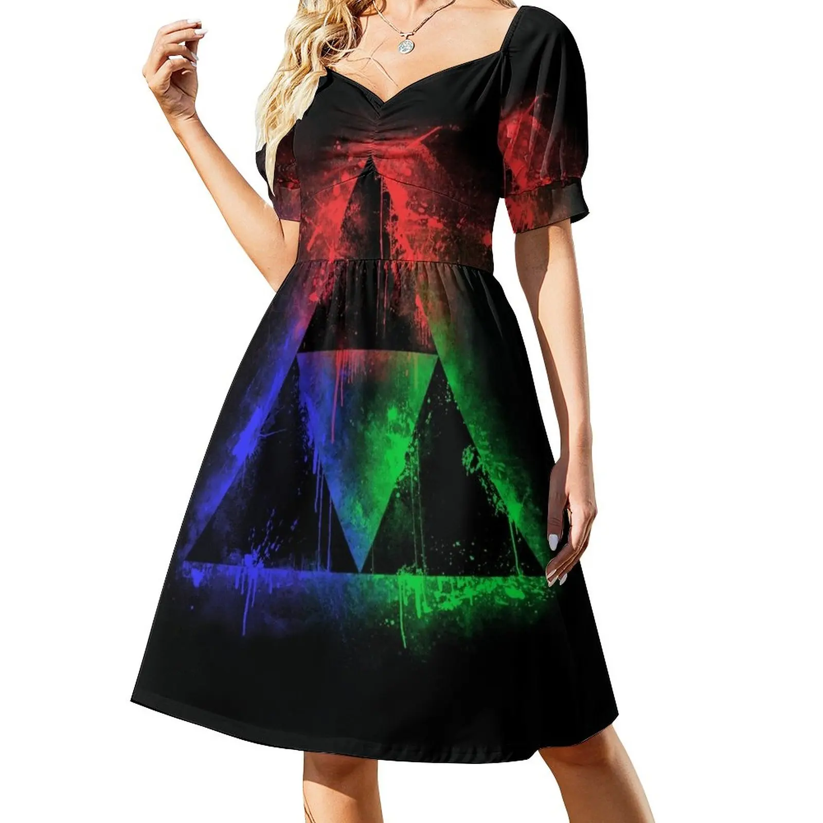 

Colours Of The Force Sleeveless Dress fairy dress elegant dress Women's summer skirt