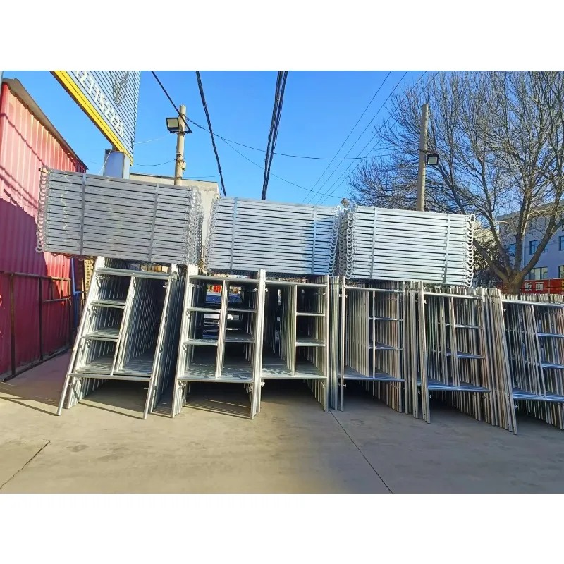 Specialized Production Telescopic Scaffold Safeway Ladder H Frame Scaffolding for Construction Steel