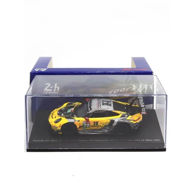 Spark 1/64 2022 Le Mans Endurance Porsche Diecast modello statico di simulazione in lega, giocattoli da collezione per bambini, regali per bambini.