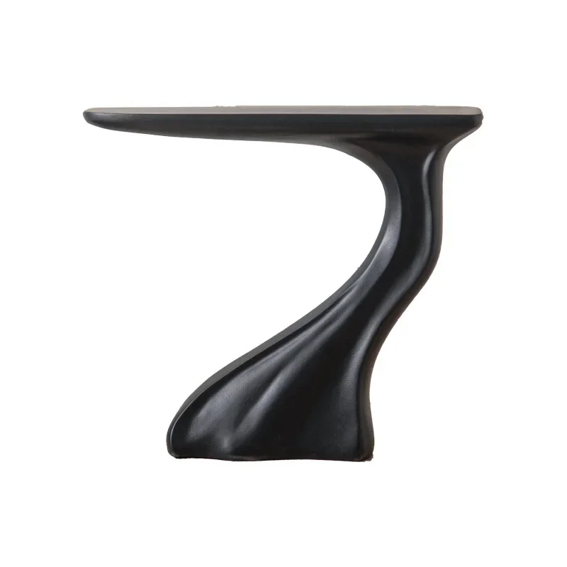 

Italian creative entrance entrance table, villa living room aisle plan, corner wall storage table, American black entrance