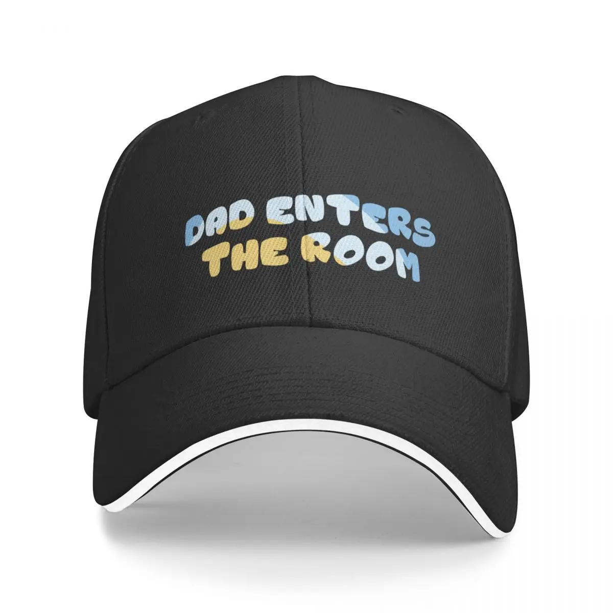 Blue Dad Enters The Room Baseball Cap Rave Fishing cap Wild Ball Hat Sun Hats For Women Men's