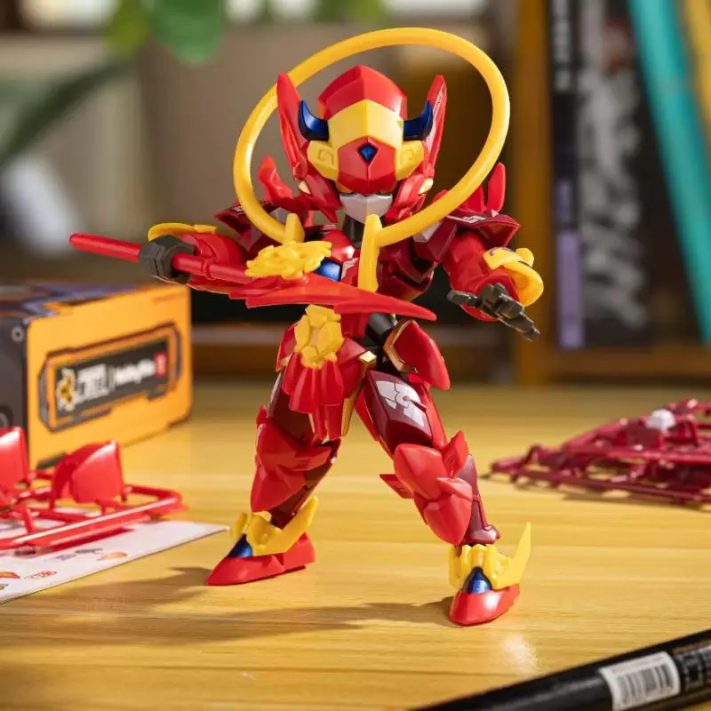 محرك نووي آو بينج معركة تجميع صندوق أعمى أول رصاصة Q نسخة عمل أرقام ألعاب عصرية سطح المكتب الديكور اللعب الهدايا #4