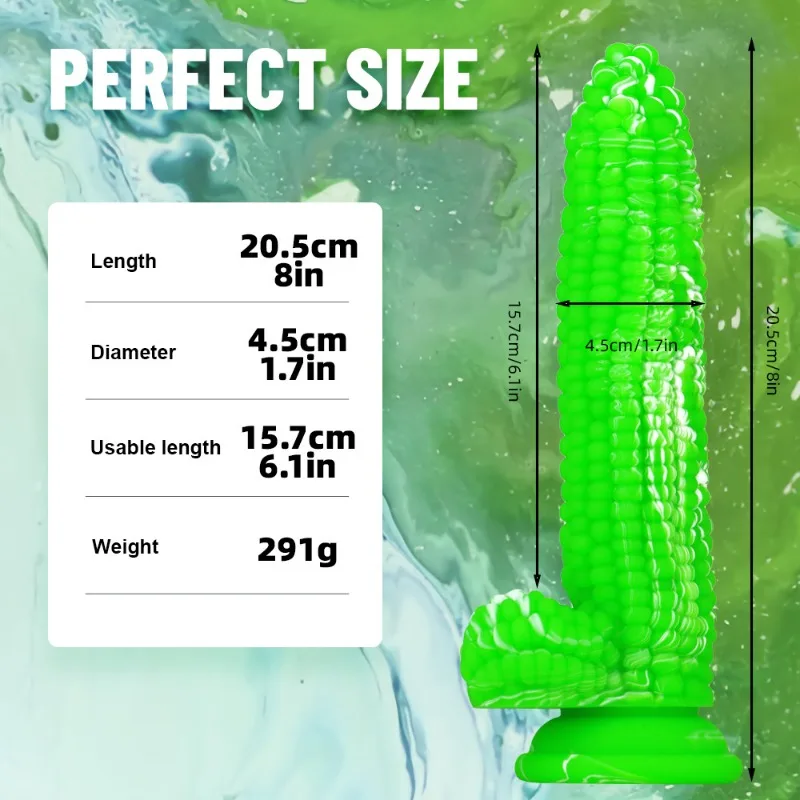 Abnormity Corn Simulation Penis Sex Simulation Gun Machine Dildo Adult Female Sex Toy Liquid Silicone Masturbation Stick