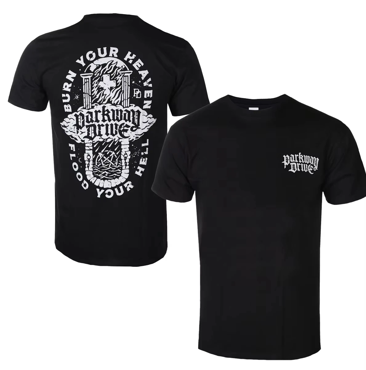 

Parkway Drive хлопковая футболка с графическим рисунком для мужчин и женщин, летняя модная брендовая футболка с коротким рукавом, роскошная повседневная винтажная повседневная футболка в стиле ретро унисекс