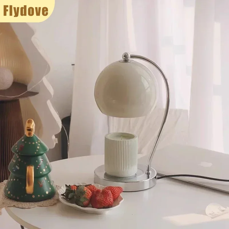 الفرنسية الروائح الشمع ذوبان مصباح هدية عيد ميلاد Ins الرياح رأس السرير زخرفة لا النار رومانسية شمعة عطر ضوء كامل #5