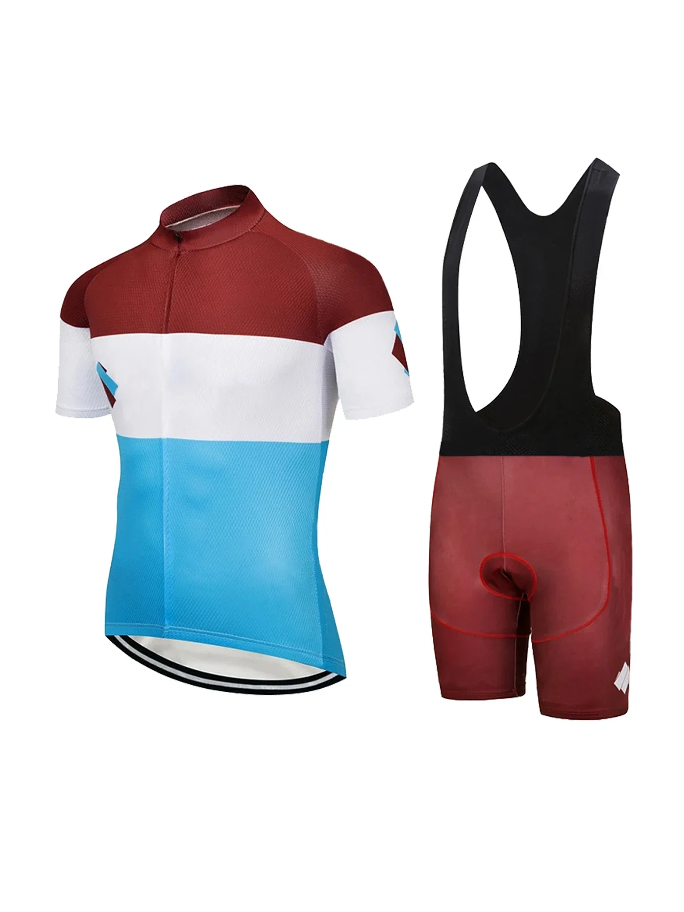 

Men's cycling jersey summer road bike cycling sports shirt cycling bib MTB moisture wicking biking short set