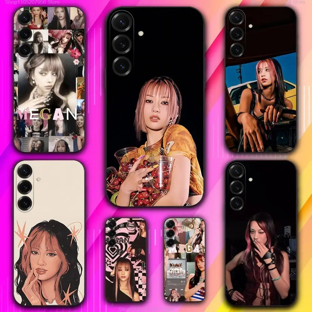 M-Megan Gnarly  M-Meiyok For Samsung A 73,72,71,53,52,51,41,40,30,22,21,13,12,Note 20,10,9 Ultra Pro 5G Black Soft Phone Case
