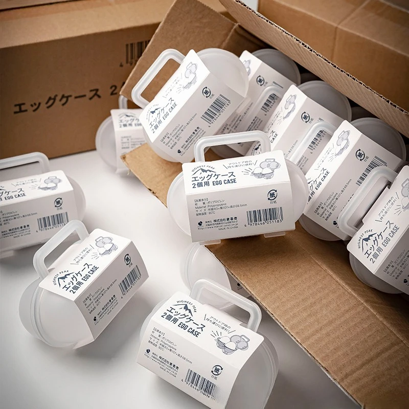 

Outdoor travel use 2-layer egg safety box - resistant to damage and easy to carry