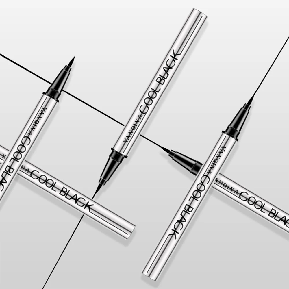 محدد العيون السائل سريع الجفاف ، سهل الاستخدام ، طويل الأمد ، مقاوم للماء ، رسم بسهولة ، منحنيات العين ، قلم ماكياج ، 1g