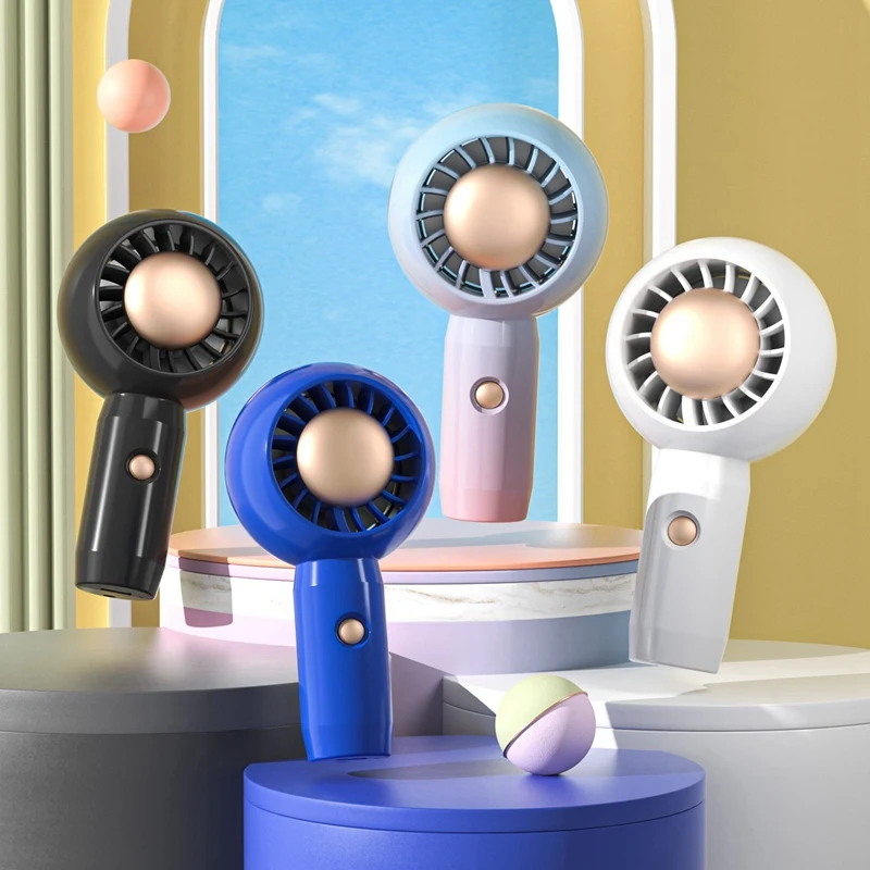 Mini Handheld Fan USB Charging Personal Cooling Fan Turbo Portable Aromatherapy Bladeless Fan For Travel Home Office