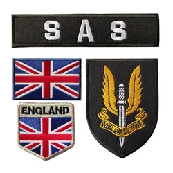 United Kingdom Air Crew Sas Embroidery Hat Patches Cloth, Hook and Loop Stickers, Armband, British Bag, Backpack, Military Badge