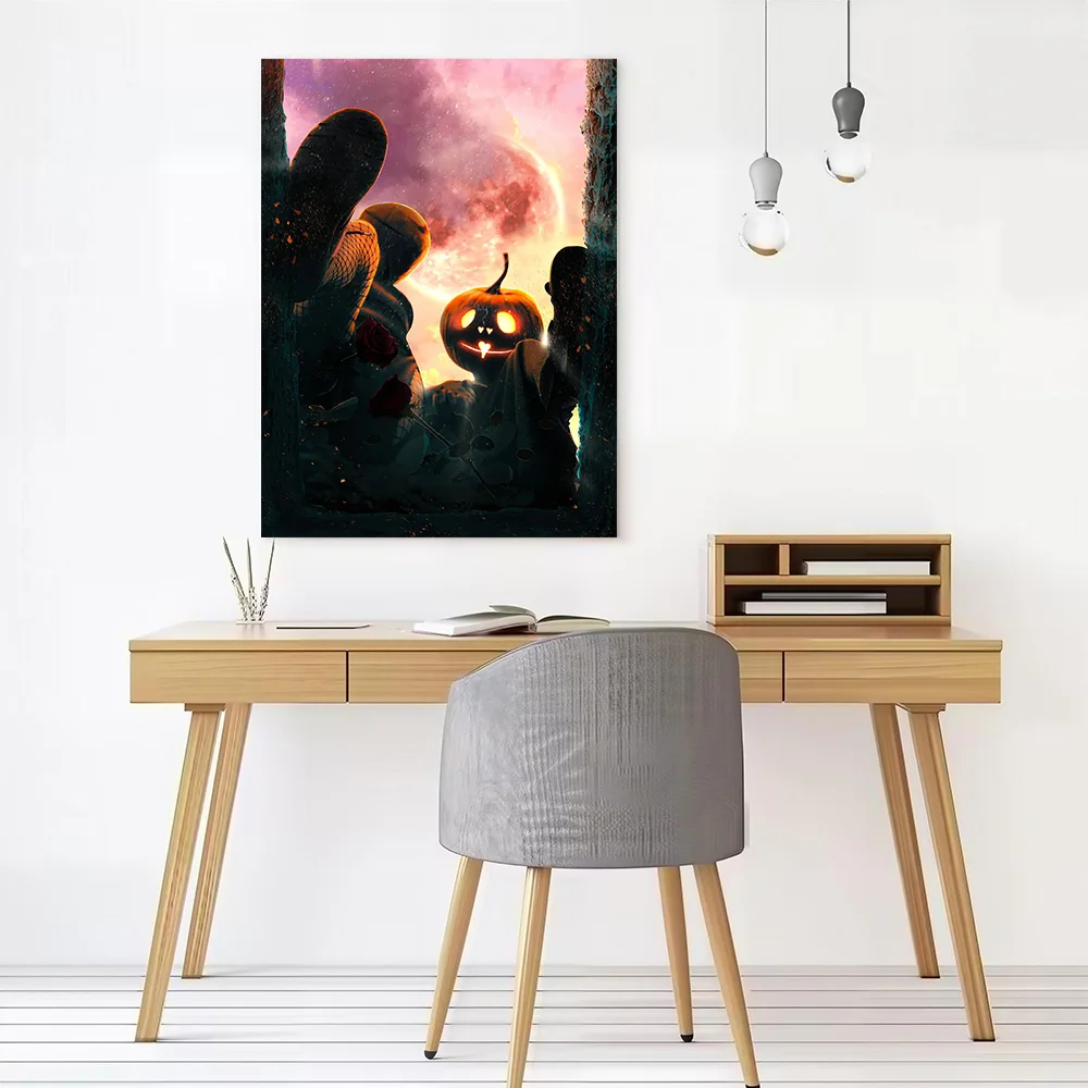 Halloween Is Coming Canvas Wall Art Poster Custom Wall Paintings Personalized Photo Printing for Painting Home and Decoration