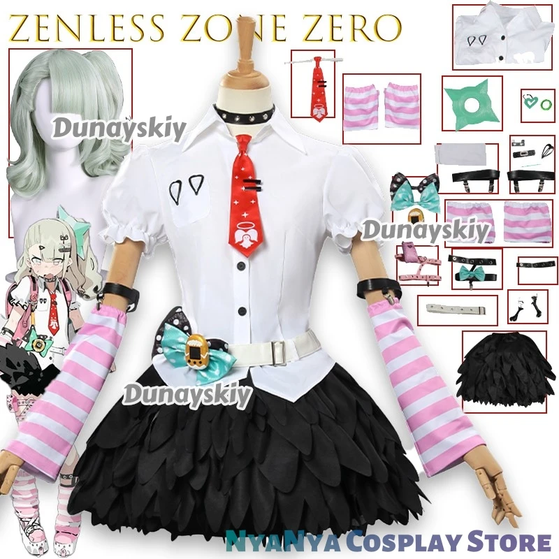 

Zenless Zone Zero Angels Of Delusion Chinatsu Remiel Cosplay 코스튬 Idol FullSet Game Anime Delusional Angel Halloween Outfit