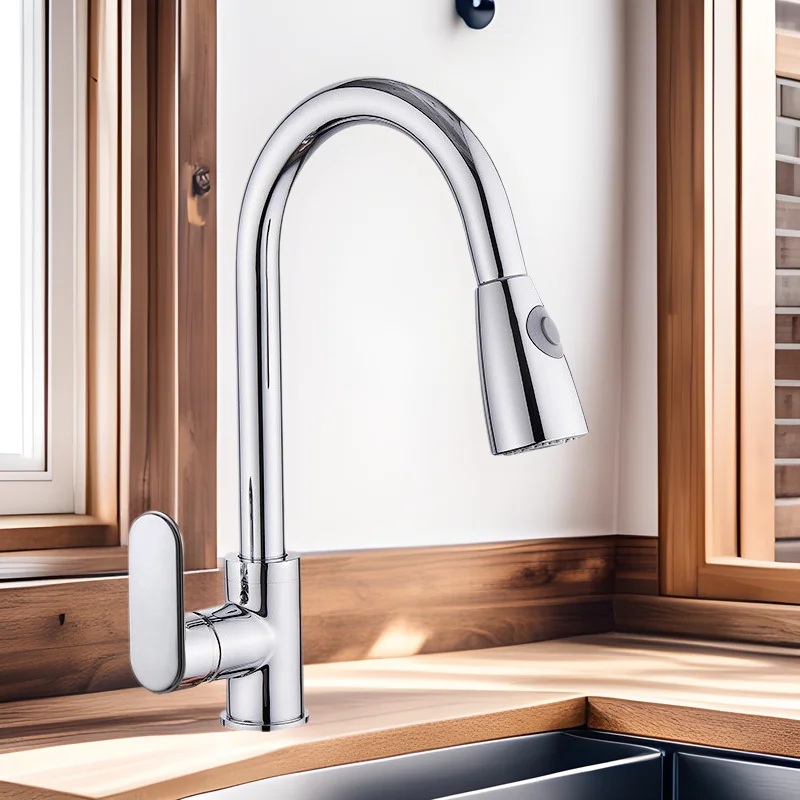 

Rotating Telescopic Basin Faucets Kitchen Household Simple Convenient Basin Faucets Balcony Pool Home Improvement Robinet YSSLT