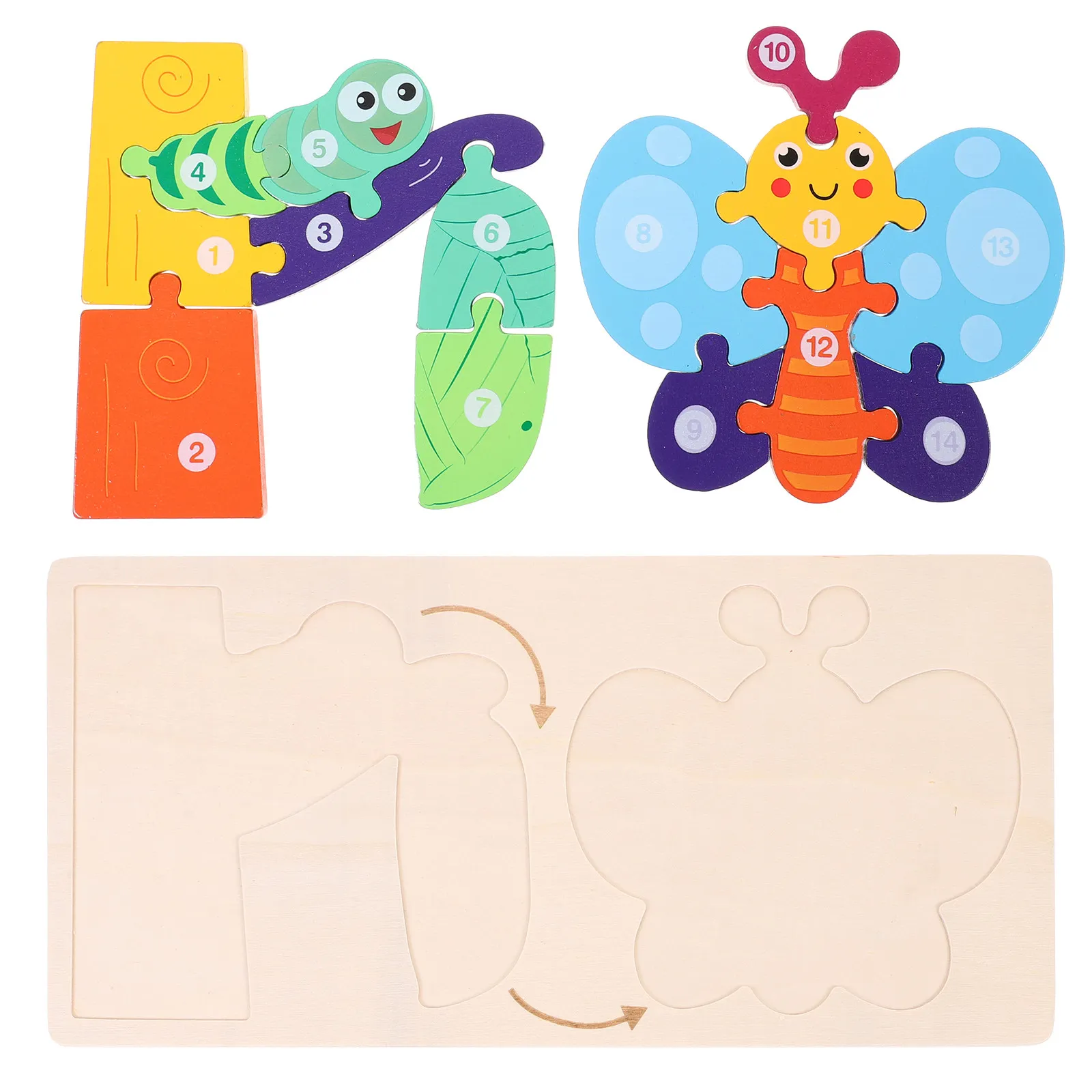 

Набор развивающих деревянных пазлов «Животные» для детского сада, обучающее пособие, подарок на день рождения, для раннего развития, когнитивные головоломки-сортеры