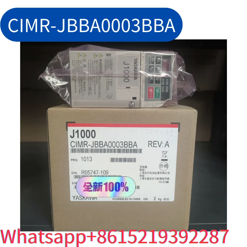 

Brand New Inverter CIMR-JBBA0003BBA 0.75/0.4KW, 220V Fast Shipping