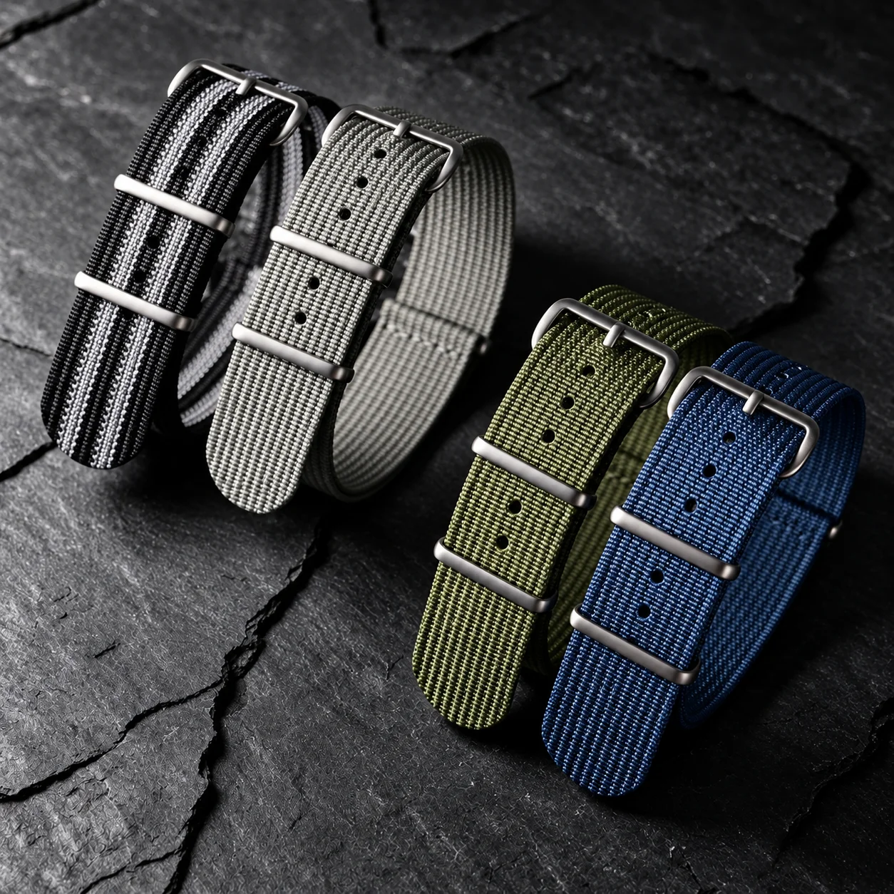 18mm 19mm 20mm 22mm Para Pulse - Nato Strap Nylon avaliação e preço