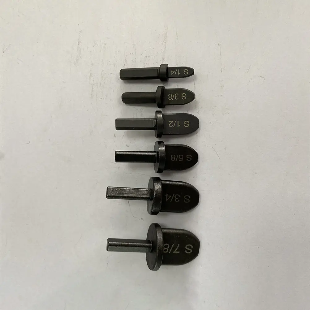 6Pcs Copper Pipe Swaging Tool Set Manual and Drill Bit Expander for Air Conditioner Refrigeration Maintenance Professional