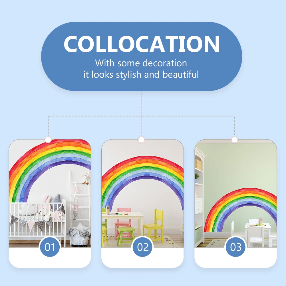 

Wall Stickers Decoration Room Decals Cartoon Watercolor Decorations Bohemian Colorful