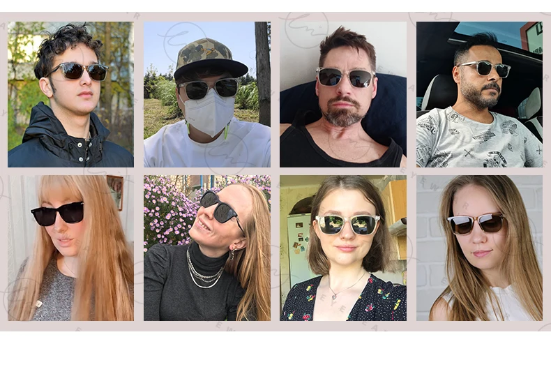 LM Platz Polarisierte Sonnenbrille Frau Mode Reise Gläser Mann Anti Glare Fahren UV400 Brille Trendy Unisex zonnebril dames – Detail 4