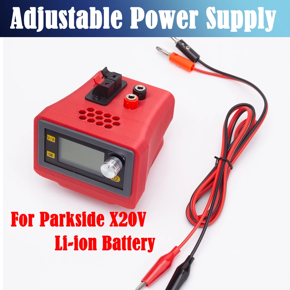 

Portable DC Voltage Stable Regulated Switching Power Supply Adjustable For Parkside X20V Team Lithium Battery(NO Battery)