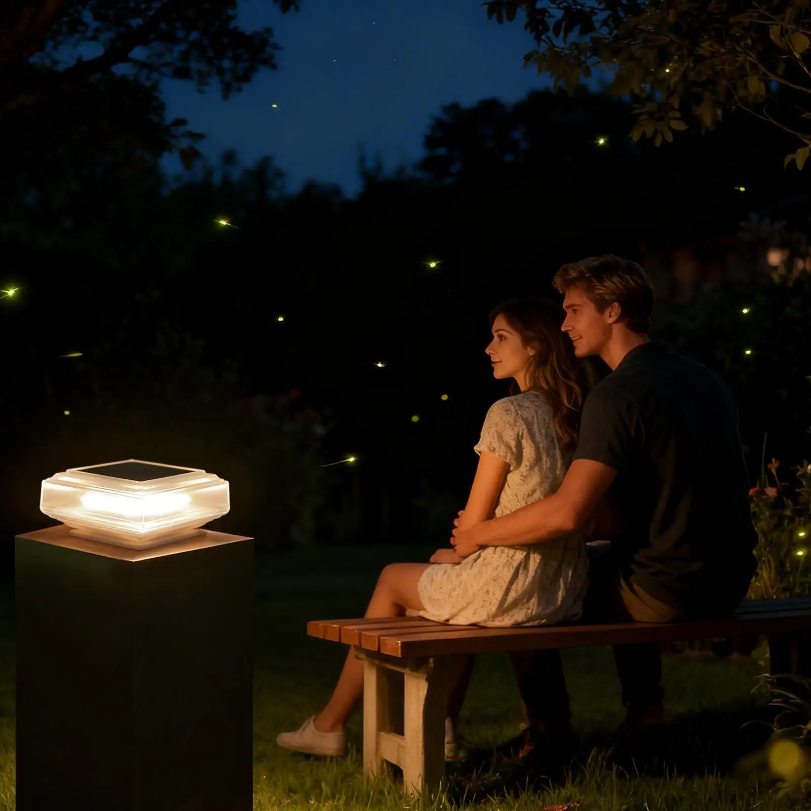 أضواء عمود تعمل بالطاقة الشمسية فوانيس مقاومة للماء أضواء آخر الزخرفية في الهواء الطلق لعيد الميلاد ساحة الشرفة فناء سطح السفينة سياج