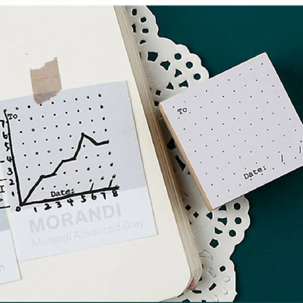 DIY Decoration Wooden Journal Stamps Set Basic Function Scrapbooking Daily Plan Stationery Monthly Schedule Weekly Schedule