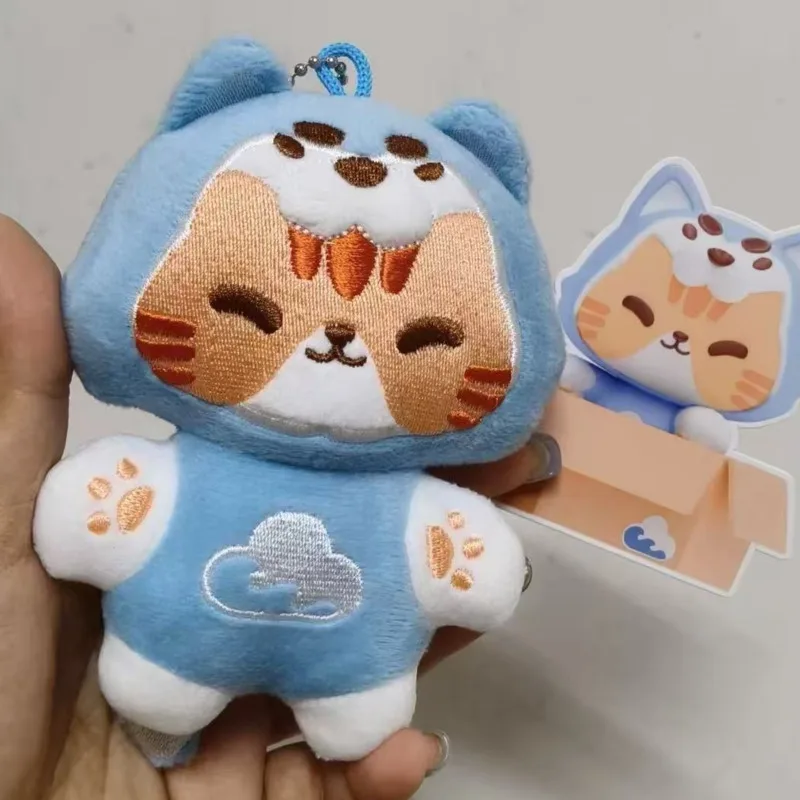 Image of Thai DMD ZeeNunew NongZon Plüschpuppe 10cm ZeePruk NuNew Baumwoll-Anhänger Schlüsselanhänger Ornament Geschenk