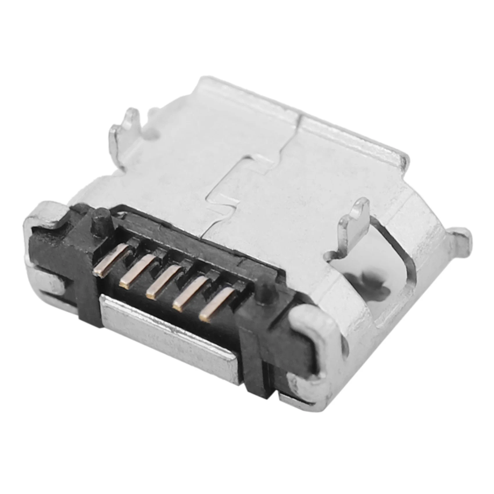 180Pcs Micro-USB Type B Female 5 Pin SMT Placement SMD DIP Socket Connector
