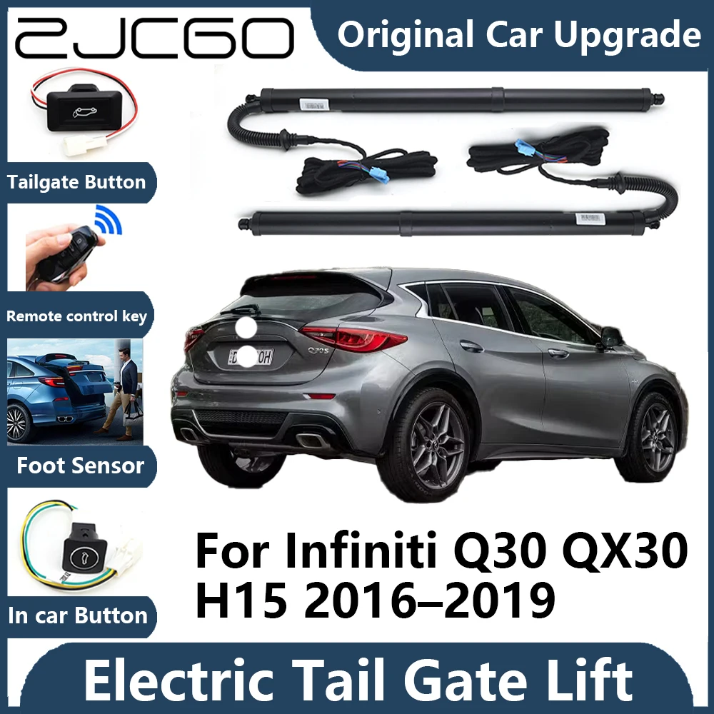 

ZJCGO For Infiniti Q30 QX30 H15 2016~2019 Tailgate Electric Tail Gate Lift Prop Support Vehicle Power Rear Door Liftgate Strut