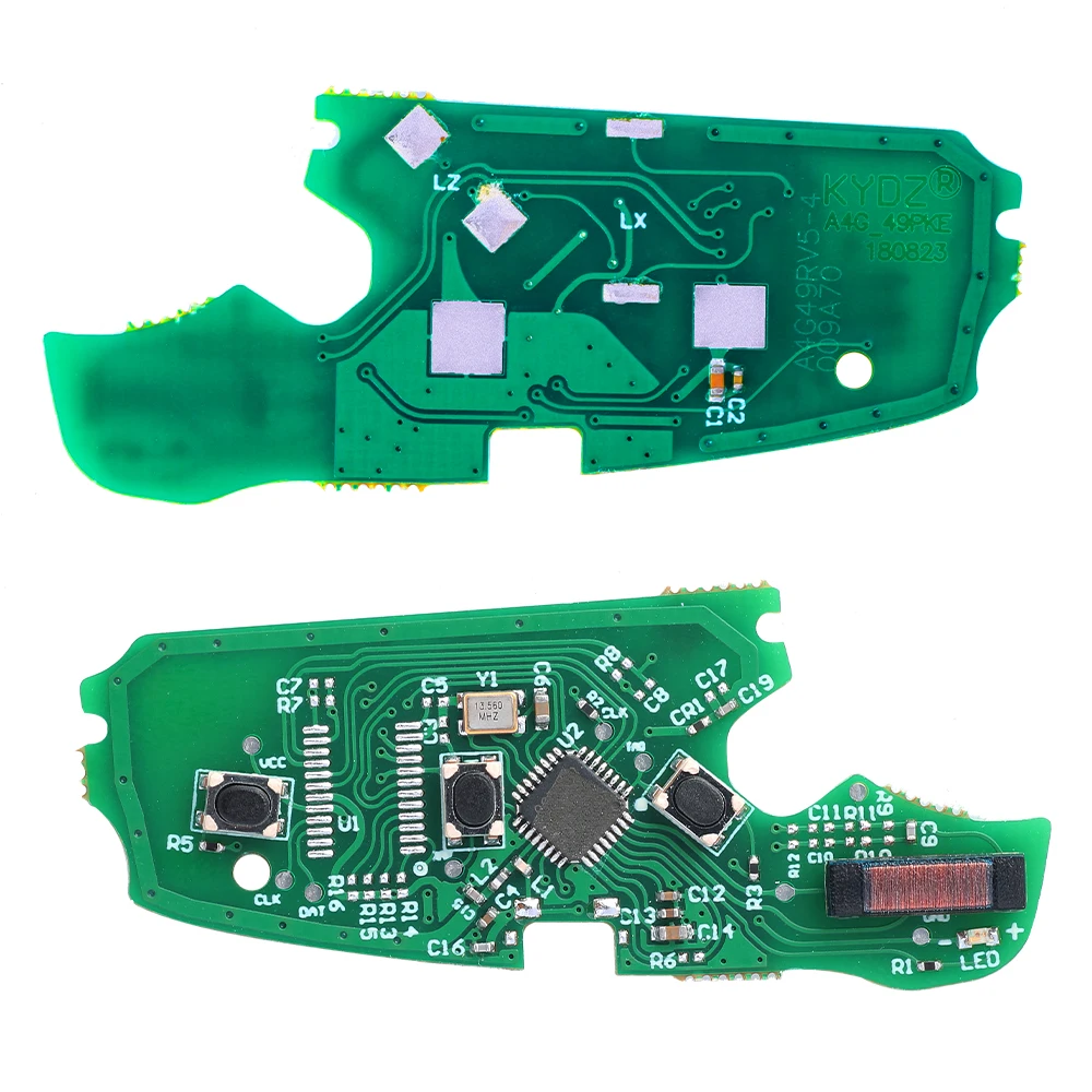 KEYECU OEM Board 8V0 837 220, 8V0837220 ASK 434MHz Megamos AES MQB 48 فليب مفتاح السيارة عن بعد فوب لأودي A3 S3 2012-2019