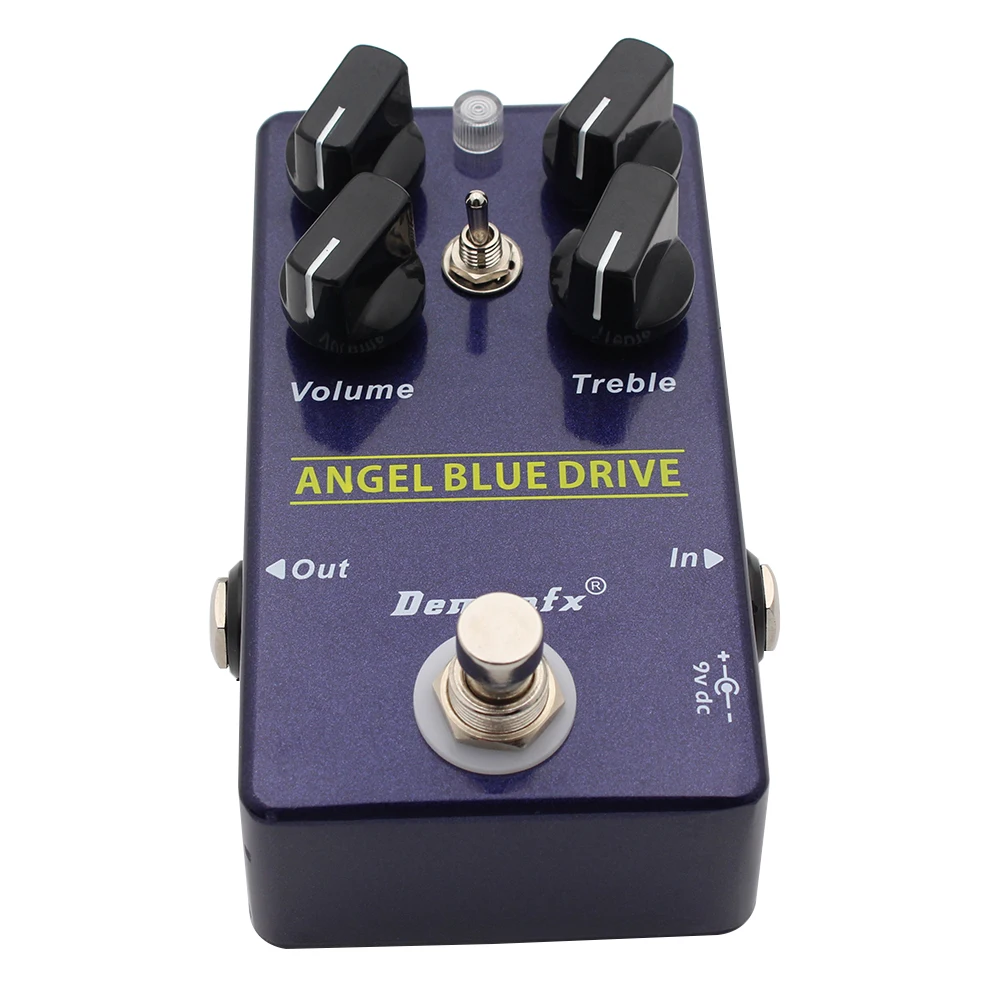 Demonfx-Angel Blue Drive Guitar Effect Pedal, Overdrive Clone TM V2.0 Overdrive, New