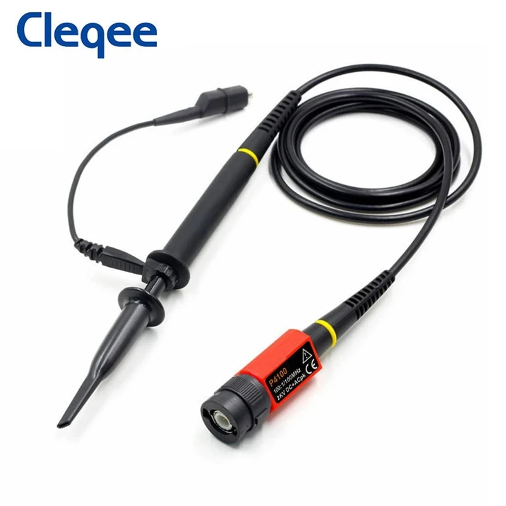 

Cleqee P4100 Oscilloscope Probe kit 100:1 High Voltage Withstand 2KV 100MHz for Oscilloscope Owon Liliput Wholesale