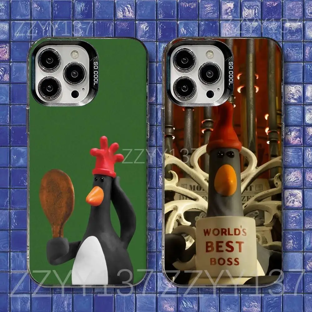

W-WallaceS And Gromit Penguin Phone Case For iPhone 16,15,14,13,12,11,8,7,Pro,Max,Plus,Mini,XS,SE Shockproof Matte Cover
