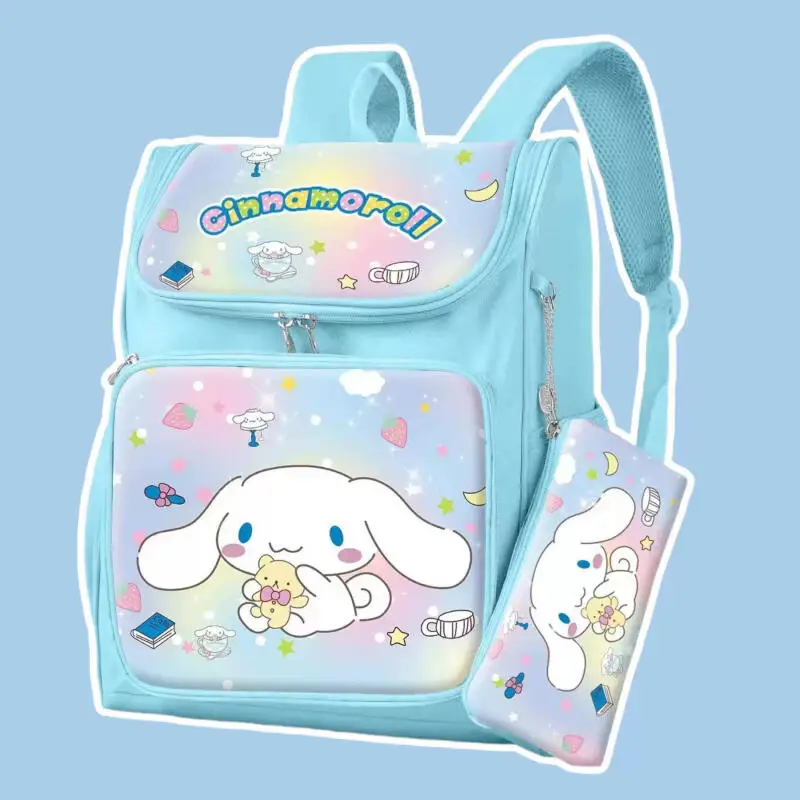 Sanrio Backpack Anime Kuromi Cinnamoroll My Melody Student Bag Large Capacity Women Bag For Children Girls Anime Schoolbag Gift