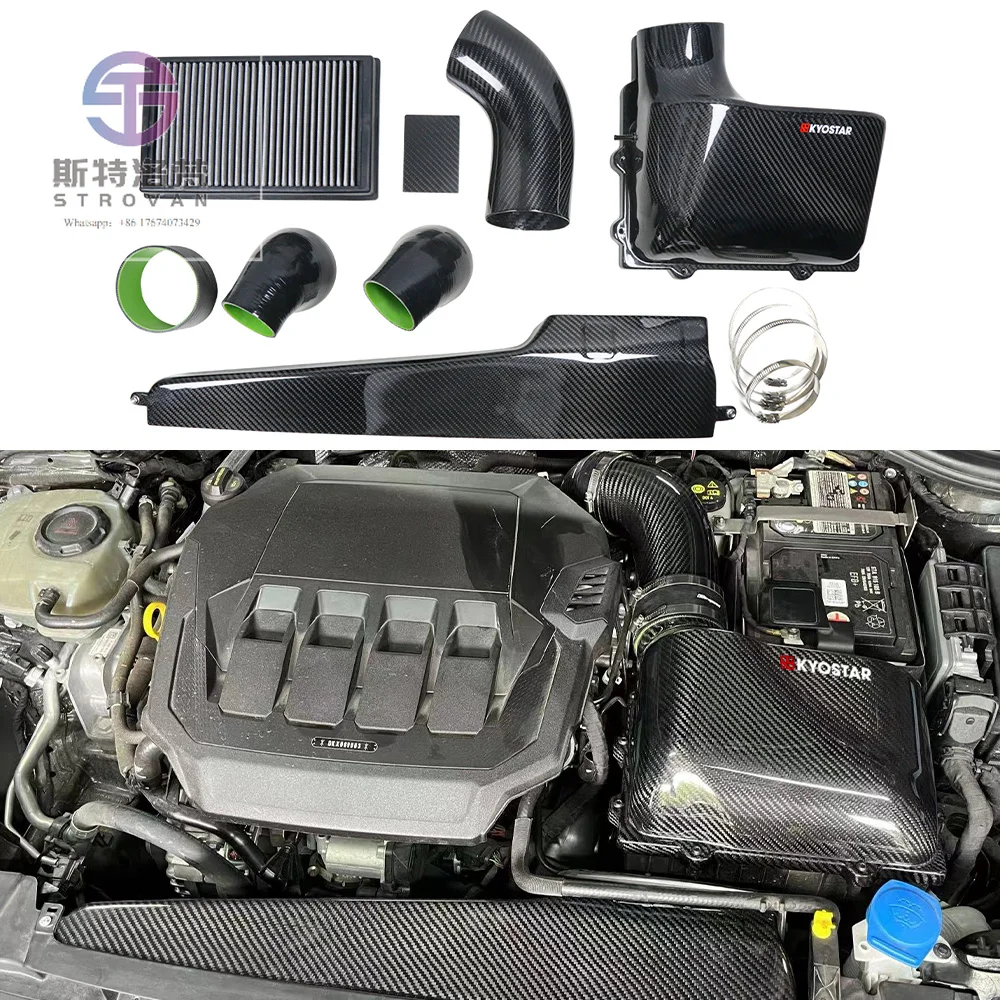 

Carbon Fiber Cold Air Intake System for VW Golf MK7 R GTI / S3 8V (Filter Panel)