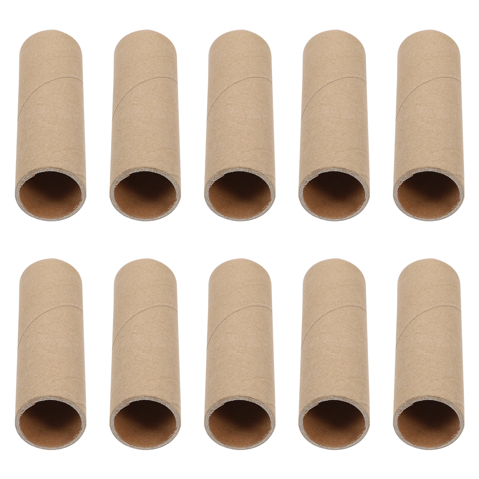 15 Pcs Paper Tube Poster Tubes Craft Document Rolls Kraft Paperboard Cardboard for Packaging Shipping Handmade Crafts