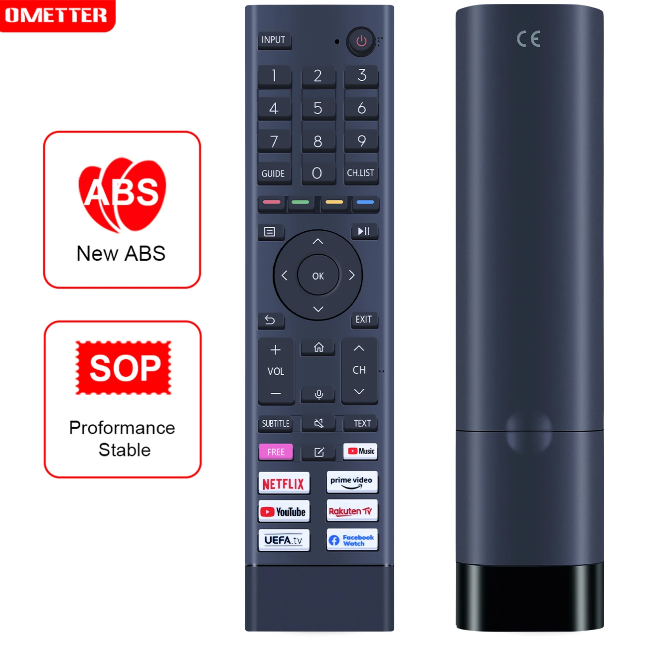 

Voice Remote Control ERF3B80H for Hisense TV 55E76GQ, 58A6BG, A21111K