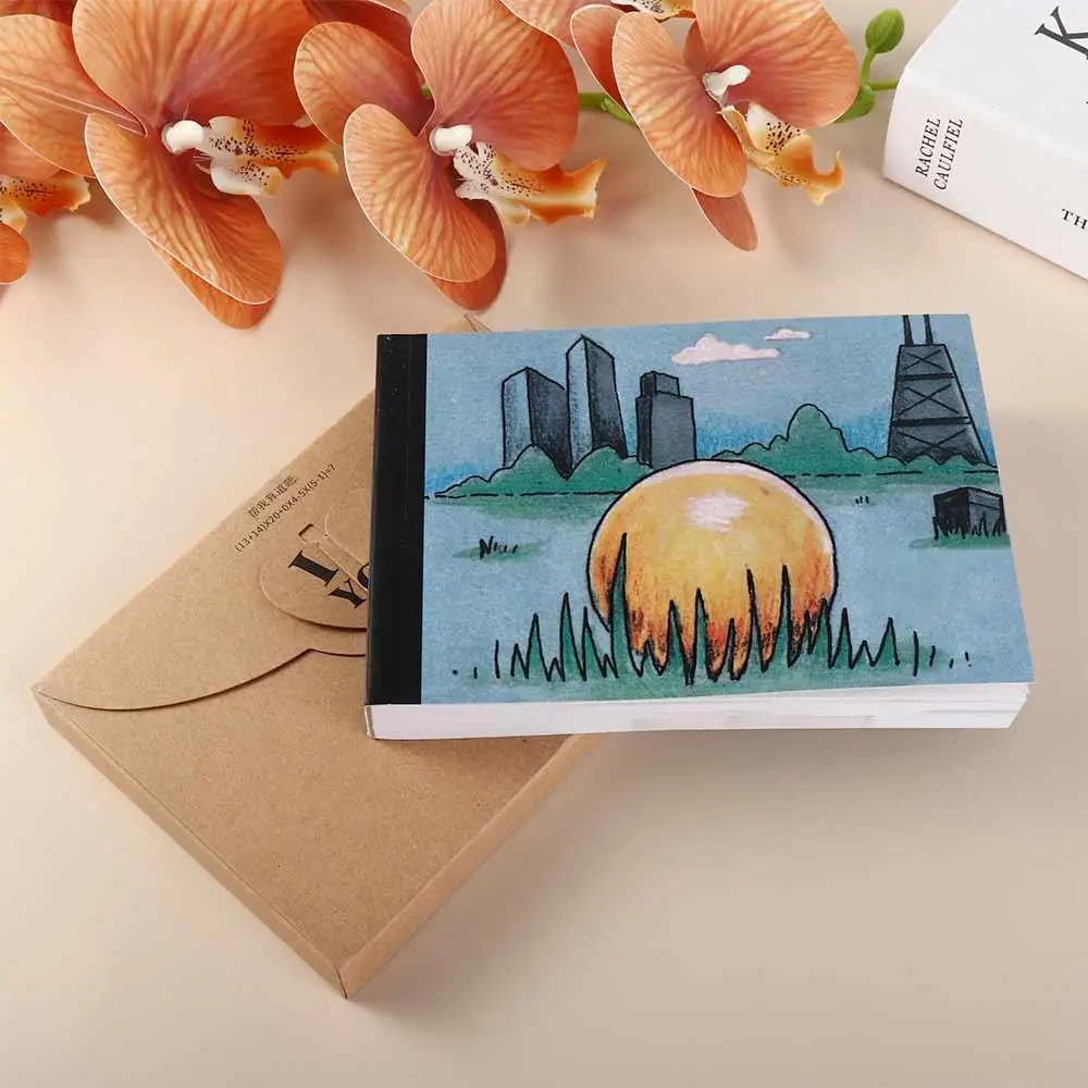 Versteckte Ring-Halskette, Geständnis, Comic-FlipBook, kreative Trends, romantisches, handgedrehtes Buch, DIY-Vorschlagen, Geschenk, Flip-Flap-Buch