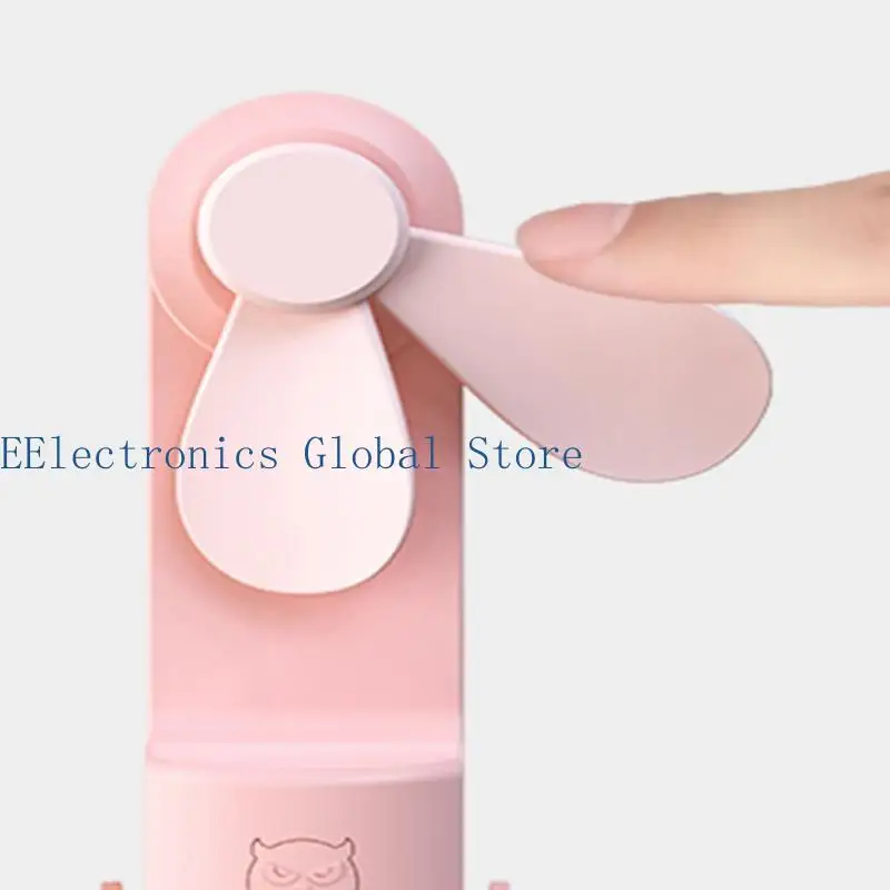 462B بنك طاقة محمول بمروحة محمولة وقاعدة شحن تعمل بالبطارية ومروحة شخصية قابلة للشحن وقابلة للطي