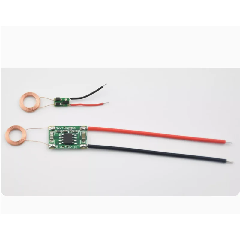 10mm Wireless Power Supply Module Chip IC Solution Small Receiving Wireless Charging Module Wireless Power Supply Coil Module