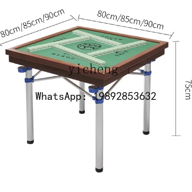 A2-7 household folding mahjong table hand rubbing hemp apartment outdoor manual simple dual-use