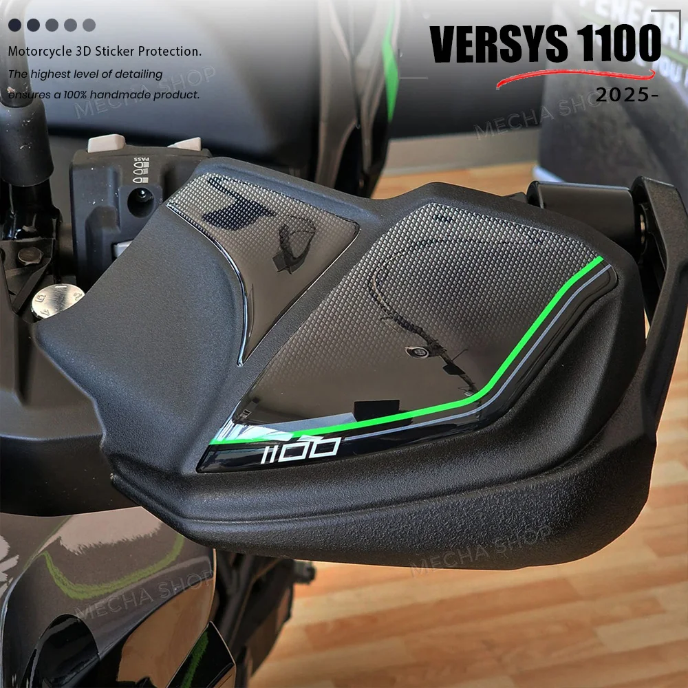 

Motorcycle Hand Guard Protection Accessories For Versys 1100 2025 Decal Versys 1100 Front Door Handle Cover 3D Resin Decal