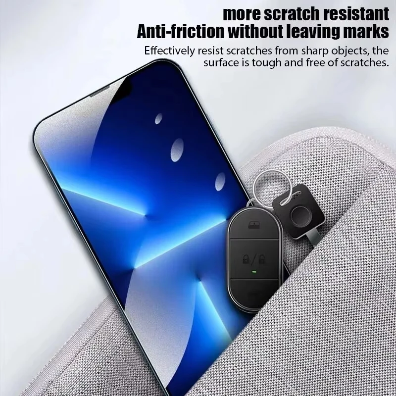 Vidrio Templado Mate para iPhone 16 13 15 11 14 12 17 Pro Max 17 Air Protector de Pantalla para iPhone 13 Mini SE 6 7 8 Plus XR XS X 3