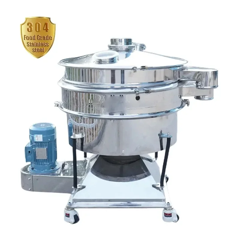 【Seller's Recommendation】High Quality Powder Swing Vibrating Screen Dry Herb Thyme Circular Tumbler Sieve Sifting Machine