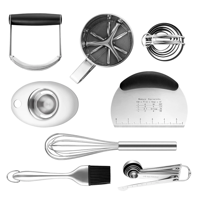 1Set Professional Baking Dough Tools For DIY Cooking Cookies And Donuts,Beginner Baking Set