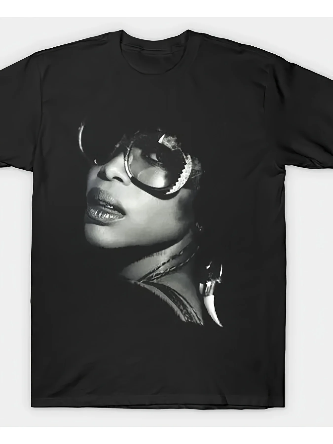 

Футболка erykah badu с короткими рукавами и круглым вырезом из чистого хлопка, 180 г, подарок для мужчин