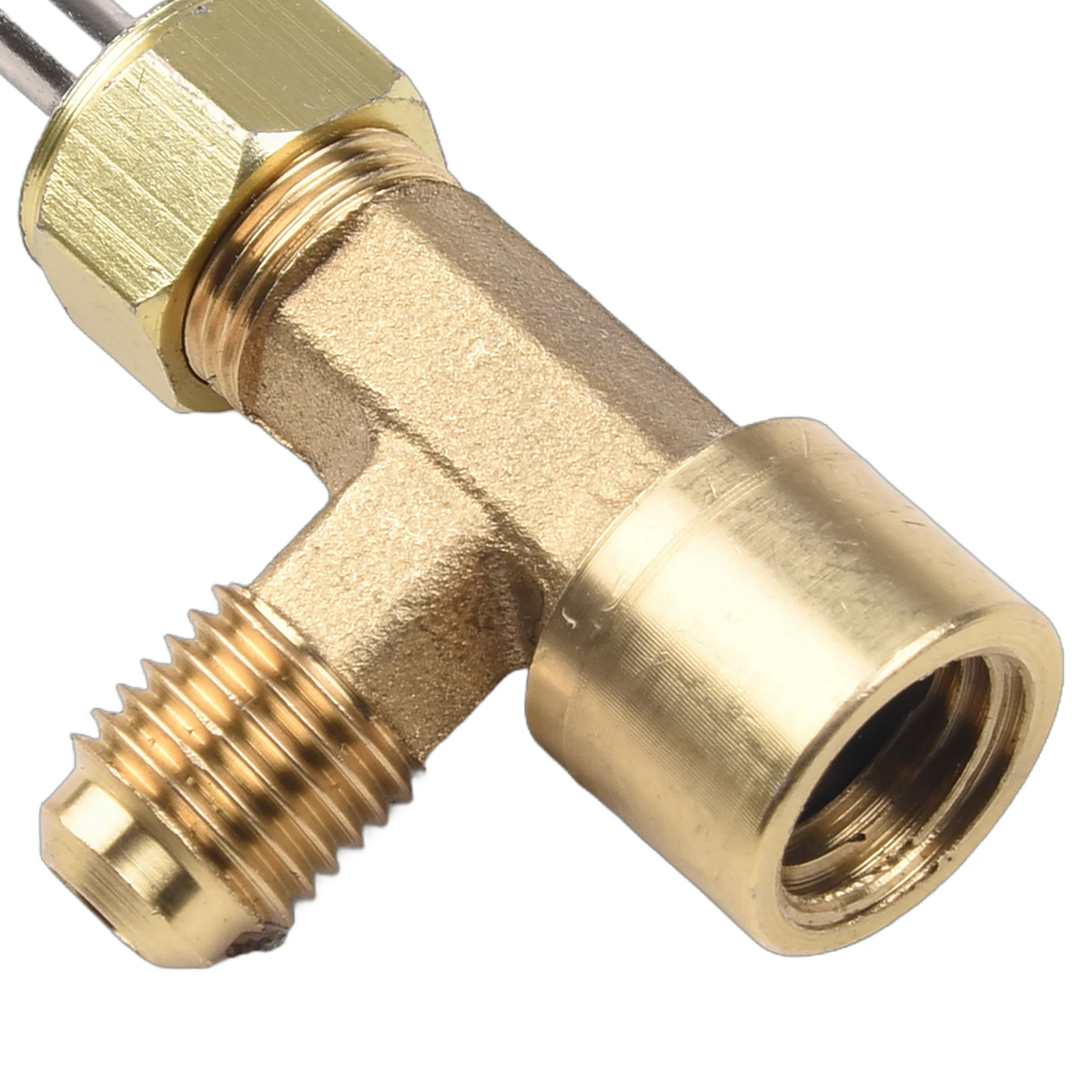 

With Manual Punch Adapter With Tank Adapter R134a A/C Can Tap Stainless Steel Fittings Valve Control R134A Can Tap