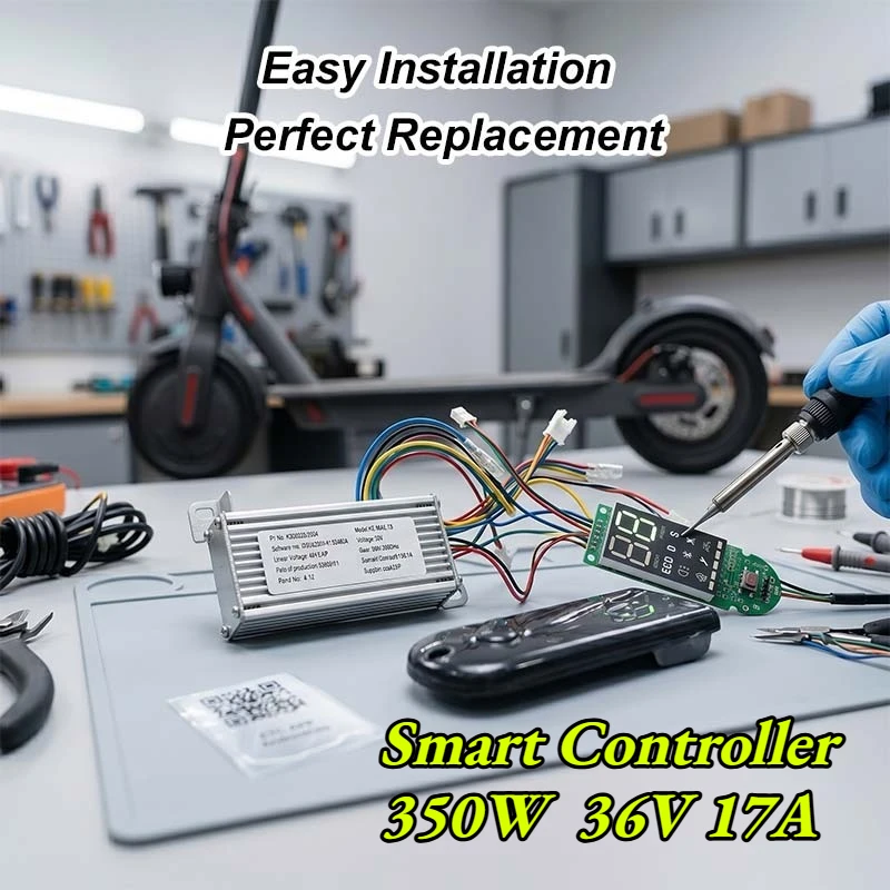 

7PCS 350W 36V 17A ESC Controller for 10" Scooter, Tuya Smart Bluetooth Controller for MAX/FOSTON/X-Play/DIGMA, 40km/h